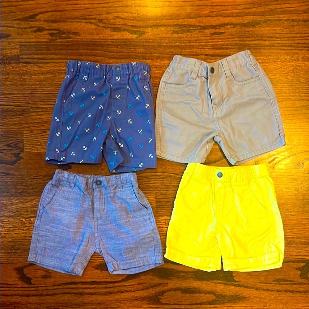 Bundle of Nautica Yellow and Gray Casual Shorts Lightweight Cotton